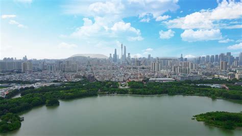 广州海珠区城市建筑群航拍4kmov1080P视频素材下载-编号266764-潮点视频