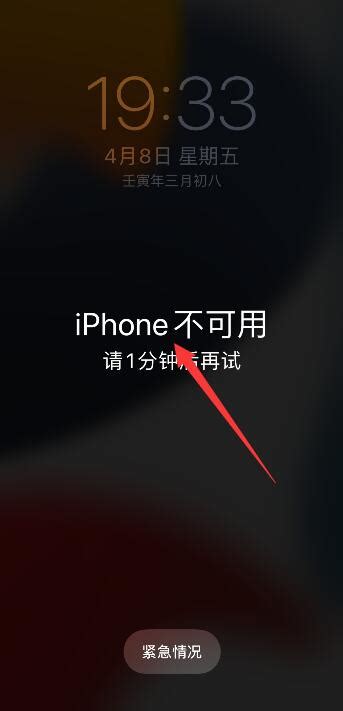 屏幕显示iphone不可用-适会说
