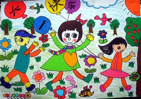 欢乐的舞蹈 - 儿童画画大全_简单漂亮儿童画作品_基础入门儿童绘画教程 - 咿咿呀呀儿童手工网