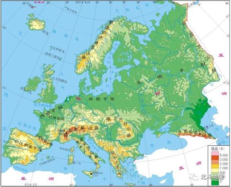 欧洲地形地势,欧洲地形地势图,欧洲地形(第2页)_大山谷图库