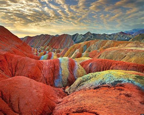 Zhangye Danxia Landform : The Rainbow Mountains of China