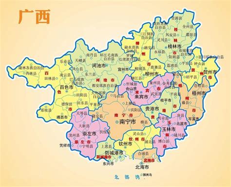 广西桂林地图
