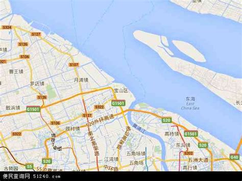 宝山区地图图片