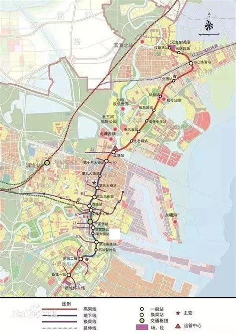 天津滨海新区3条地铁年内开建 线路图新鲜出炉 - 铁路建设 - 工程建设管理 - 工程机械信息网