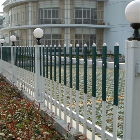 PVC塑钢草坪护栏 小区别墅围墙围栏 可定做白色幼儿园学校栅栏-阿里巴巴