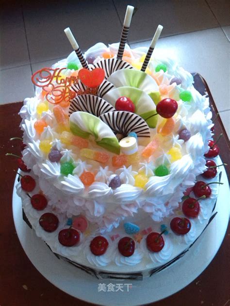 儿童双层蛋糕创意,创意双层水果蛋糕图片,儿童双层水果蛋糕_大山谷图库