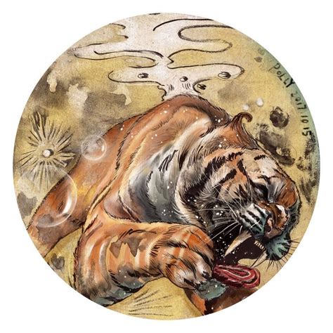 《虎啸猿啼——Gorilla Shout&Tiger Roar》|插画|插画习作|冒险波利_CPJ - 原创作品 - 站酷 (ZCOOL)