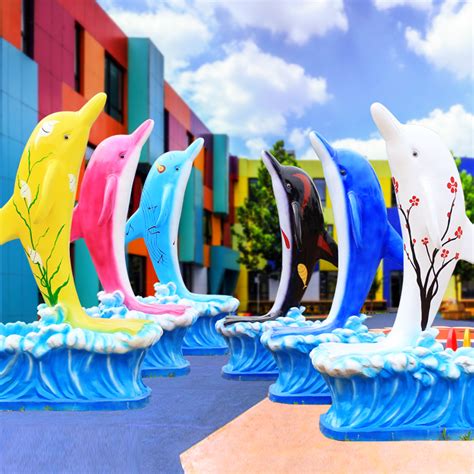 海豚雕塑,雕塑艺术,文化艺术,摄影,汇图网www.huitu.com