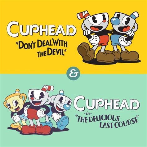 Cuphead & Cuphead: The Delicious Last Course (2022) PlayStation 4 box ...