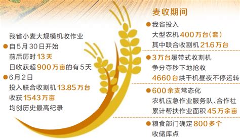 8500多万亩小麦机收作业收官 河南麦收基本结束-河南农业科技信息网