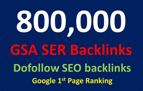 500K verified GSA High-Quality & Powerful SEO Backlink for websites ...