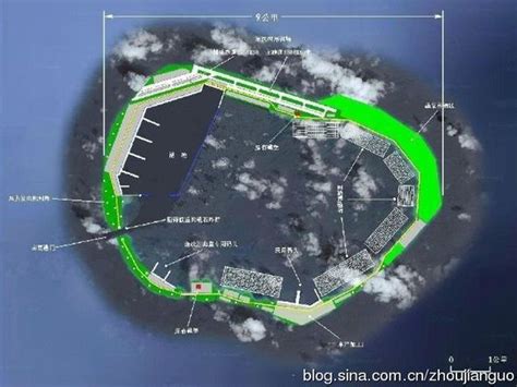 南海岛礁现状：美济岛已成第一大岛，与永暑岛、渚碧岛互为犄角