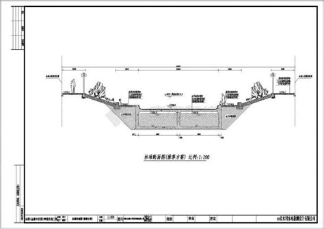 【精选】双层河道改造工程设计CAD图纸_土木在线