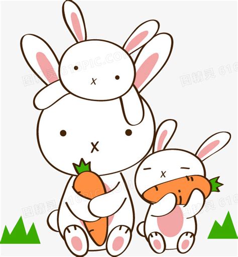 吃胡萝卜的兔子高清图片下载-正版图片600393998-摄图网