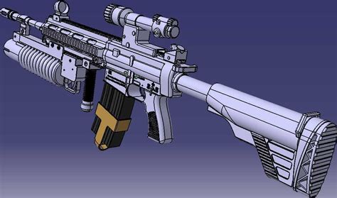 做一个M416玩具枪模型|三维|机械/交通|qindongliang - 原创作品 - 站酷 (ZCOOL)