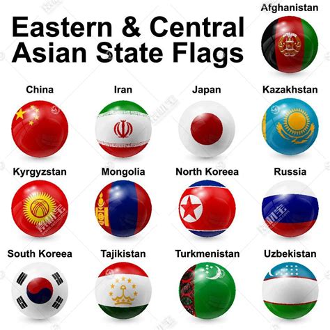 东亚及中亚国家球形立体国旗模板下载(图片ID:543521)_-其它类别-文化艺术-PSD素材_ 素材宝 scbao.com