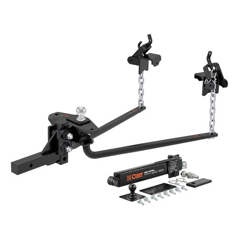 Curt 17222 Weight Distributing Hitch Round Bar 14000 lbs GTW Fit 2x2 ...