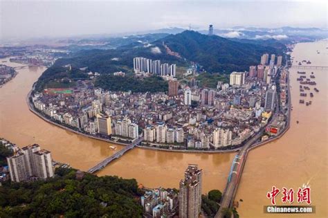 西江广西梧州段现超警3.66米洪水_新浪图片