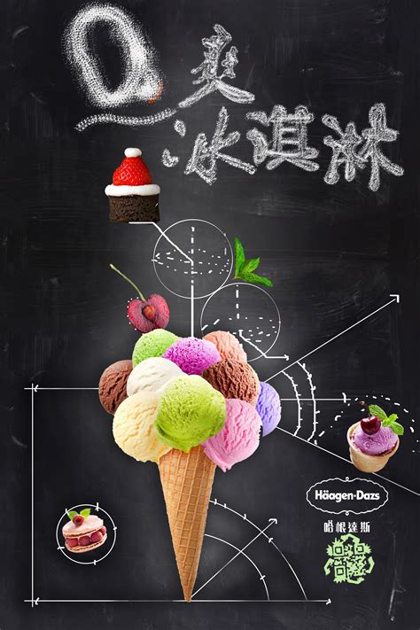 冰淇淋门头设计图__广告设计_广告设计_设计图库_昵图网nipic.com