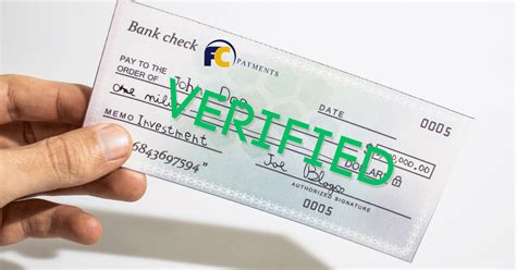 How to Verify a Check Online