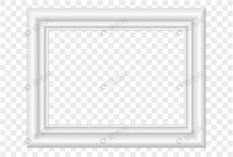 白色立体欧式相框元素素材下载-正版素材400851660-摄图网