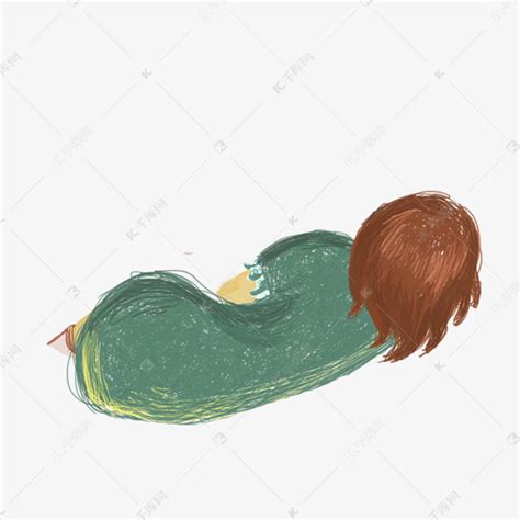 非主流头像侧躺