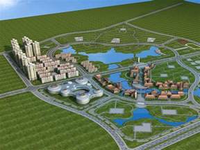大型城市规划3dmax 模型下载-光辉城市
