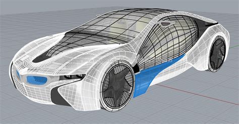 宝马概念车,跑车-犀牛建模,3DM格式,汽车,运输模型,3d模型下载,3D模型网,maya模型免费下载,摩尔网