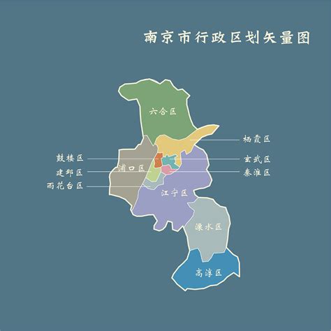 南京行政区划图图片