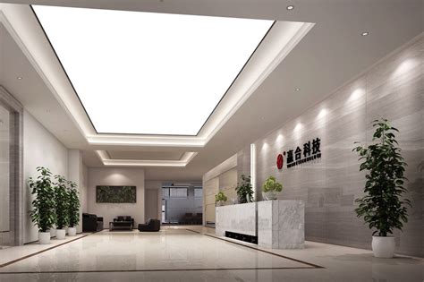 lanxun科技公司办公厂房-总部独栋办公室-办公室装修-精选案例-上海觉木装饰设计工程有限公司