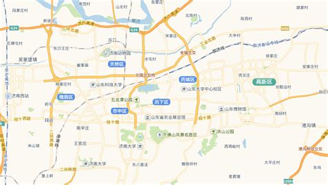济南市街道划分地图,济南市高新区范围,济南市16个区县_大山谷图库