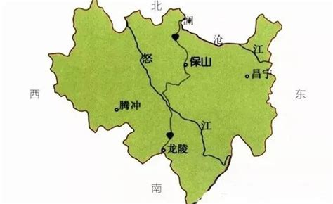 保山市地图全图图片