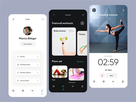 20个健身App UI设计灵感 - 设计之家