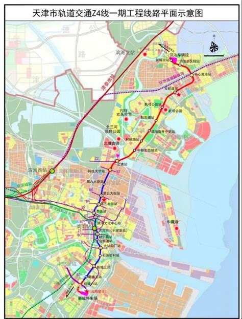 天津地铁线路图2014 - 中国交通地图 - 地理教师网