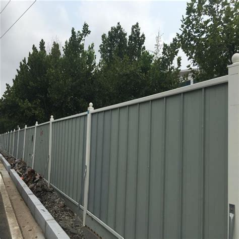 贺州PVC彩钢铁皮市政围挡施工围挡临时围栏-环保在线