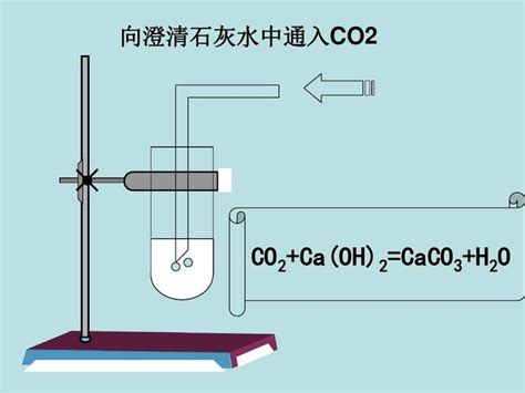 二氧化碳与澄清石灰水反应