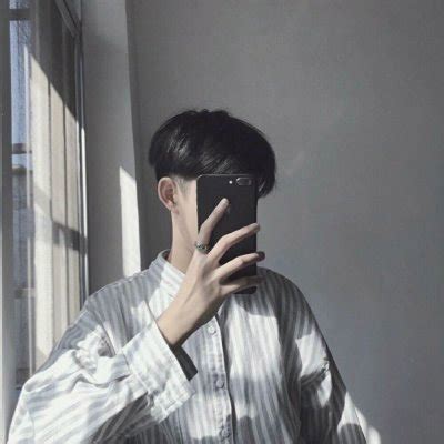 非主流遮脸男生头像