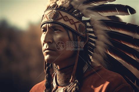 印第安人酋长高清图片下载-正版图片600098231-摄图网