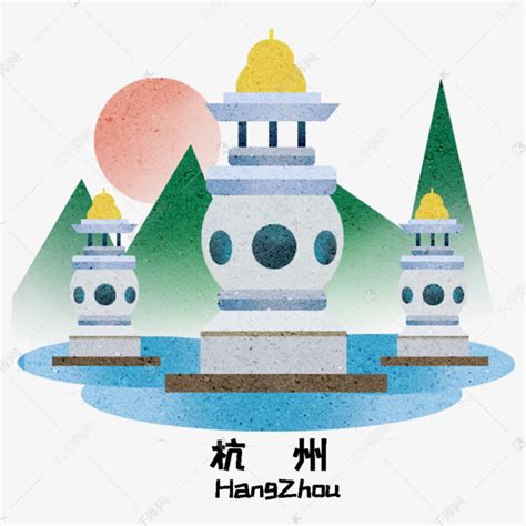“杭州运河十景”主题插画|插画|商业插画|爆甜nice - 原创作品 - 站酷 (ZCOOL)