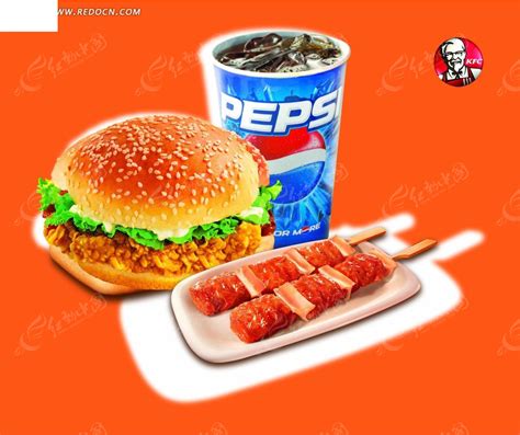 肯德基套餐宣传海报PSD素材免费下载_红动中国