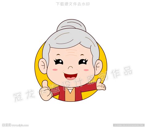 外婆头像设计图__动漫人物_动漫动画_设计图库_昵图网nipic.com