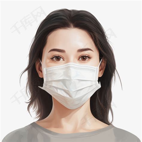 温柔女生头像戴面具