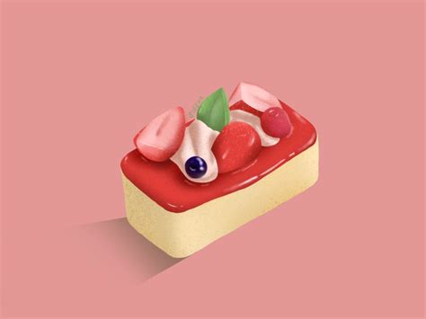 草莓甜点_janelaw88-站酷ZCOOL