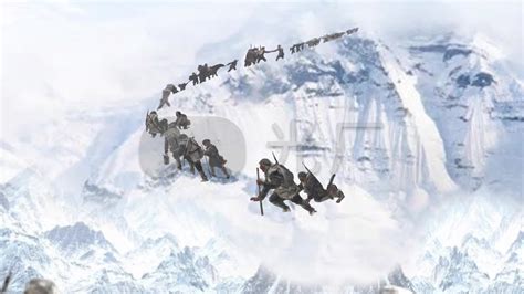 过雪山红军长征高清素材 红军 艰苦 长征 雪 背景 设计图片 免费下载