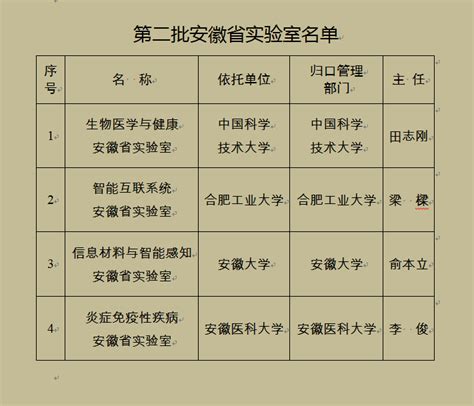 信息材料与智能感知安徽省实验室正式获批组建