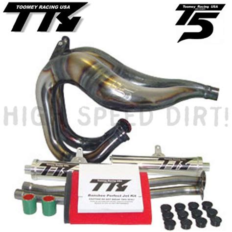 Yamaha Banshee Toomey Racing T5K Steel Kit Pipes