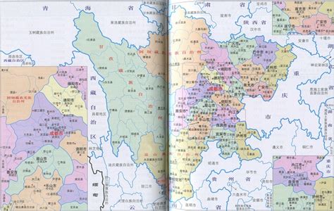 四川地图和行政区域划分png图片免费下载-素材0zkaVajkq-新图网