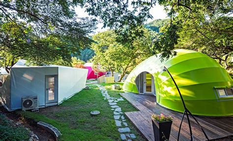 雅奢旅屋，创新韩式主题营地帐篷酒店。
