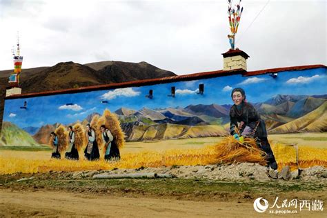 西藏拉萨：3D彩绘为乡村振兴添彩赋能_国内_黑龙江网络广播电视台