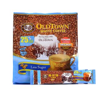 马来西亚老街旧街场白咖啡oldtown低糖低脂榛果味速溶咖啡二合一-阿里巴巴
